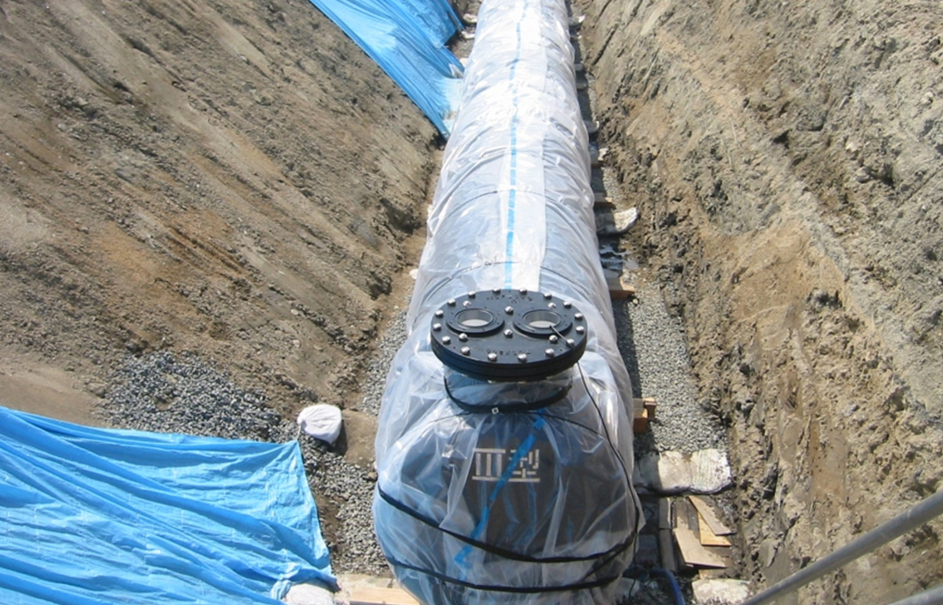 耐震性貯水槽　LUF形ダクタイル鋳鉄管